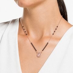 Rose Elegance Pink Stone Mangalsutra