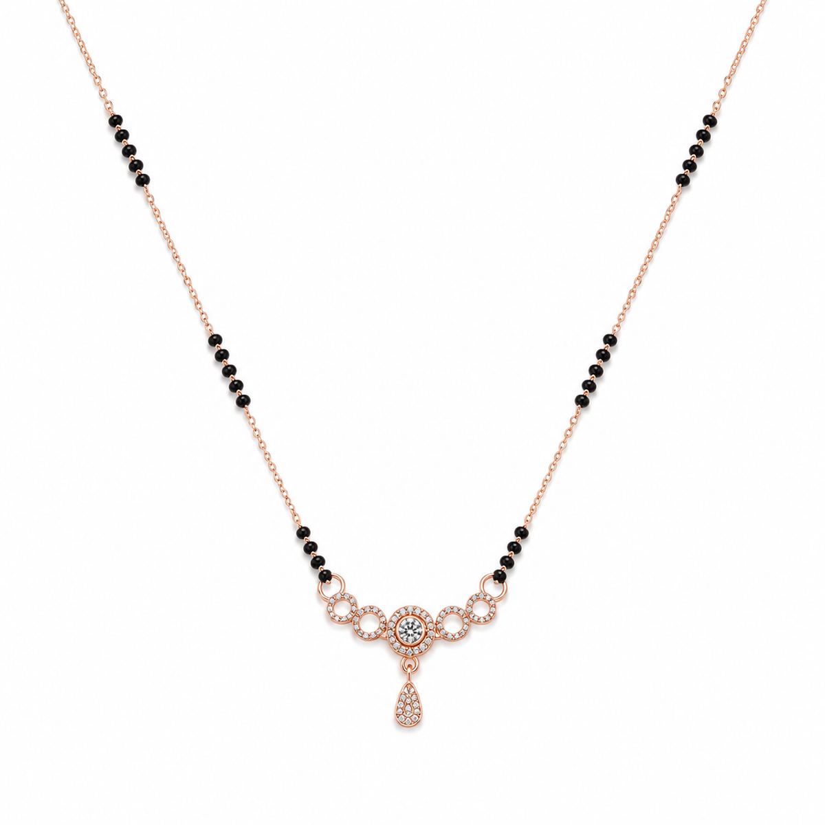 Celestial Circle American Diamond Mangalsutra