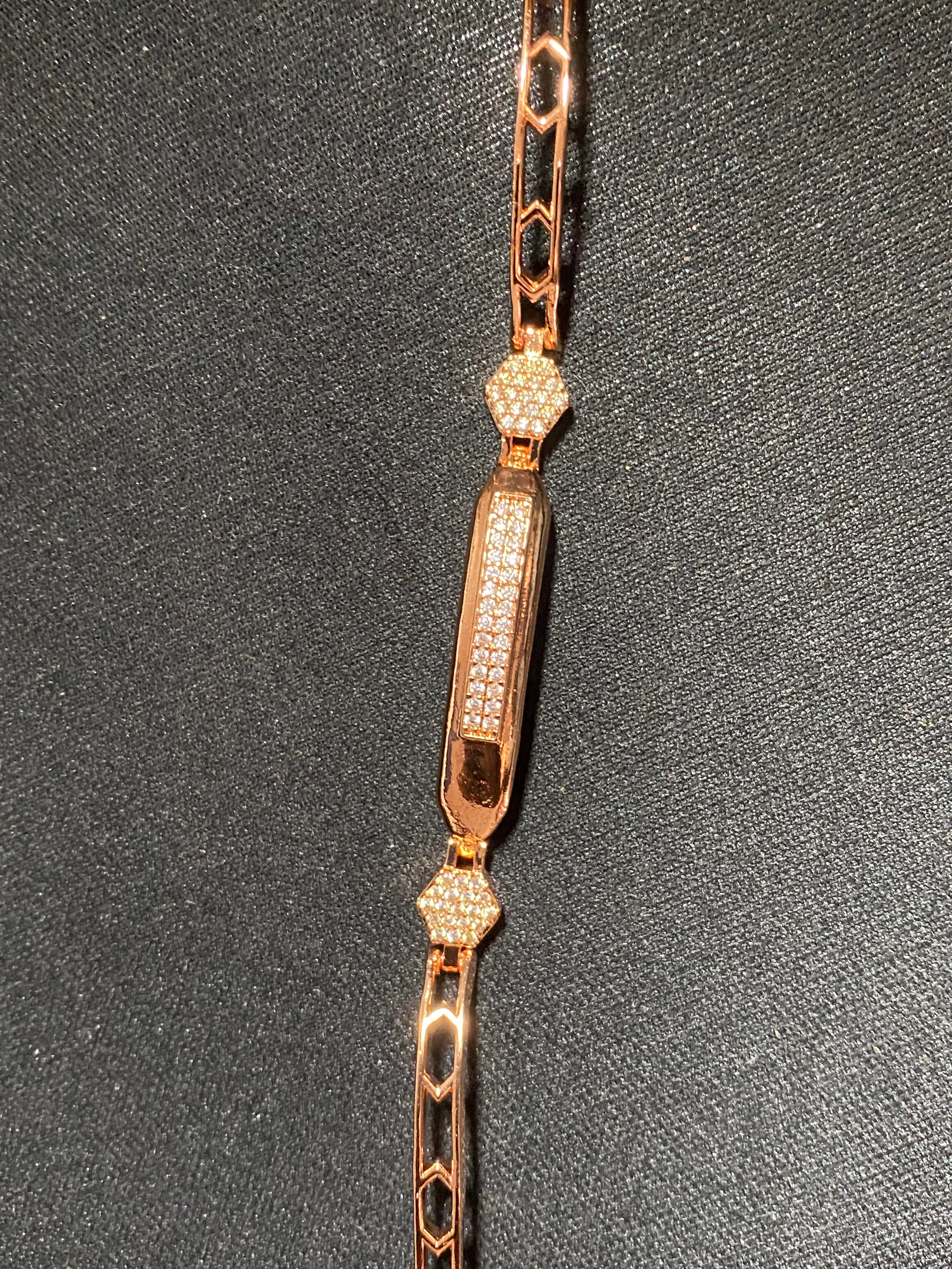 Rose Gold Elegant Link Bracelet